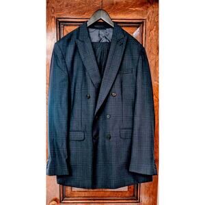 TM Lewin Navy Slim Fit Suit